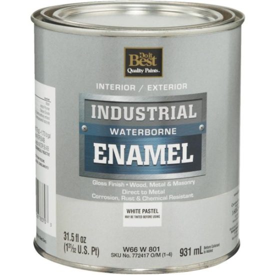 Do it Best 1 Qt. White-Pastel Base Waterborne Industrial Enamel