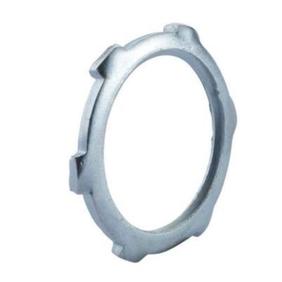 Halex 2 In. Rigid & IMC Steel Reversible Conduit Locknut (2-Pack)