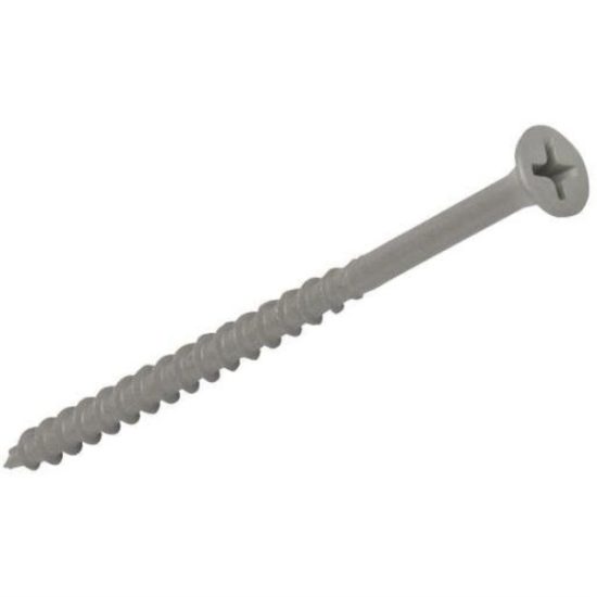 Grip-Rite PrimeGuard Standard #7 x 2 In. Phillips Gray Wood Deck Screw (150 Ct. Jar)