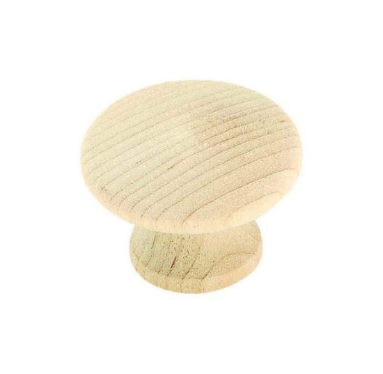 Amerock Everyday Heritage Wood 1-1/4 In. Cabinet Knob, (2-Pack)