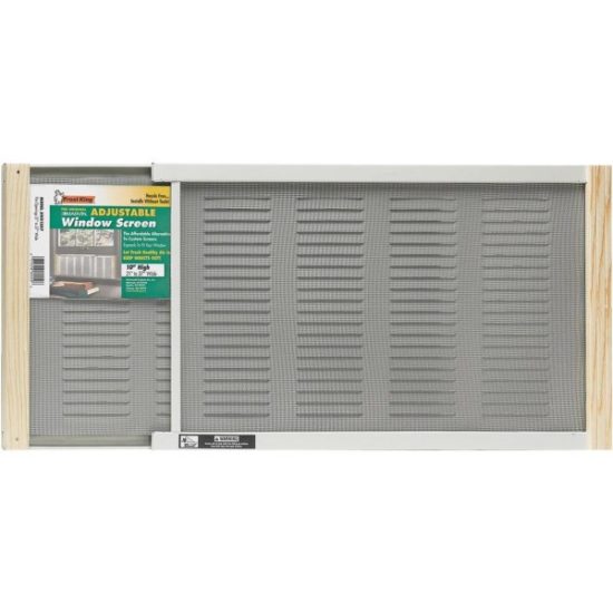Martin Adjustable Louvered Screen Window with Ventilator
