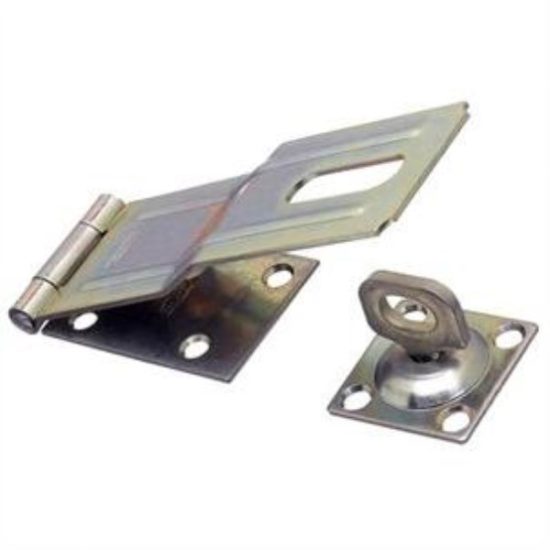 National 6 In. Zinc Swivel Safety Hasp