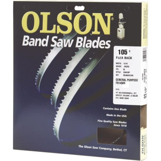 Olson 105 In. x 1/4 In. 6 TPI Skip Flex Back Band Saw Blade