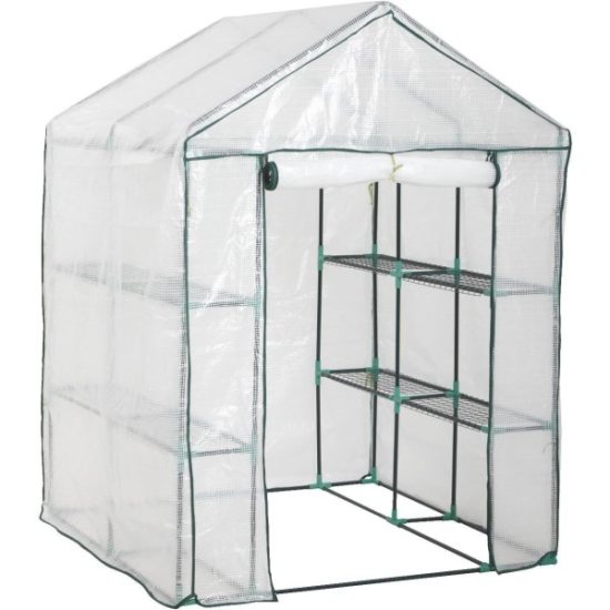 Best Garden 4 Ft. 8 In. W. x 6 Ft. 5 In. H. x 4 Ft. 8 In. D. Walk-In Greenhouse