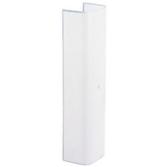 Westinghouse 3-3/4 In. W. x 12 In. H. x 3 In. D. White Channel Replacement Glass