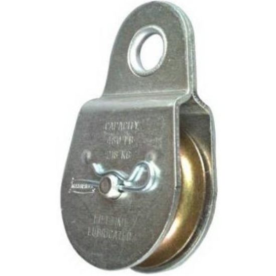 National 3213 1-1/2 In. O.D. Single Fixed Eye Steel Rope Pulley
