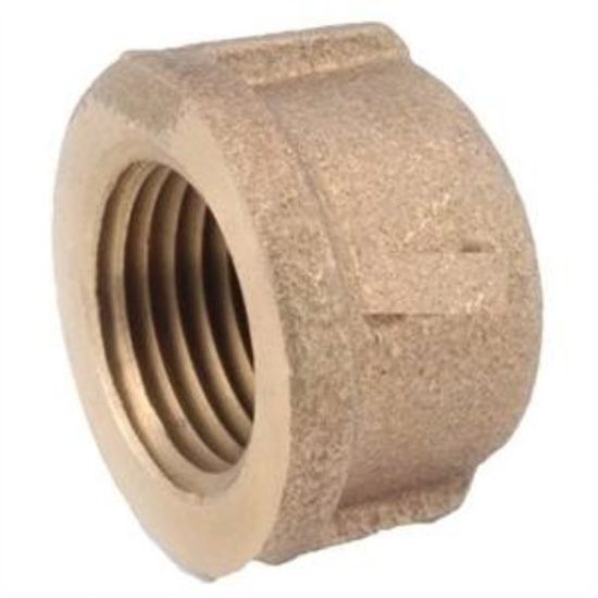 Anderson Metals 1/2 In. Red Brass Threaded Pipe Cap