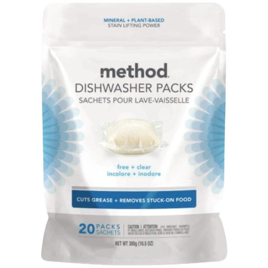 Method PowerDish Free + Clear Dishwasher Detergent (30-Count)