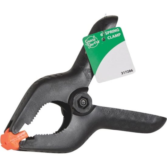 Smart Savers 6 In. Plastic Spring Clamp