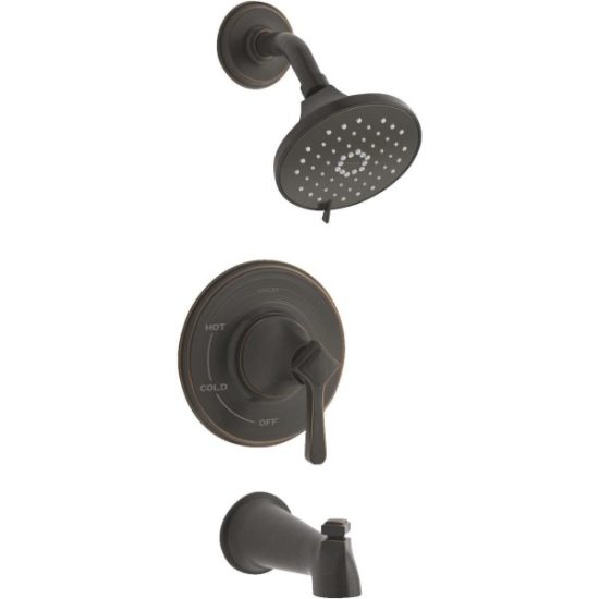 Kohler Georgeson Oil-Rubbed Bronze Single-Handle Water-Saving Tub & Shower Faucet