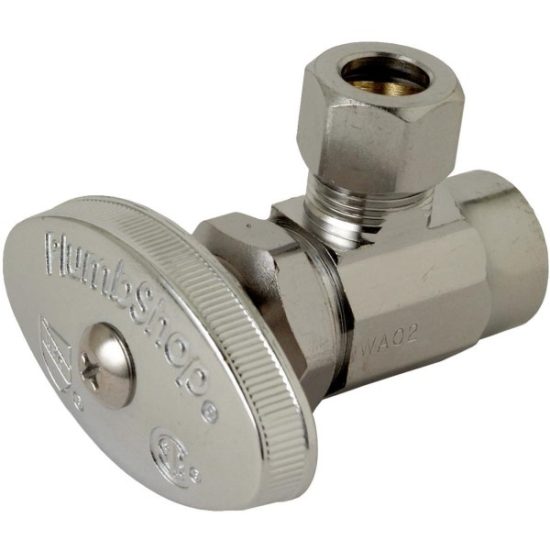 BrassCraft 1/2 In. Nominal Sweat Inlet x 3/8 In. O.D. Tub Sweat Angle Valve