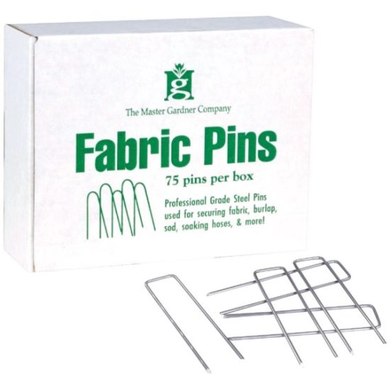 Master Gardner Steel 4.5 In. Landscape Fabric Pins (75-Pack)