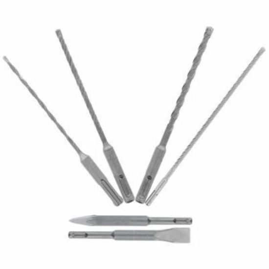 Diablo Rebar Demon SDS-Plus 4-Cutter Carbide Head Masonry Drill Bit Set (6-Piece)