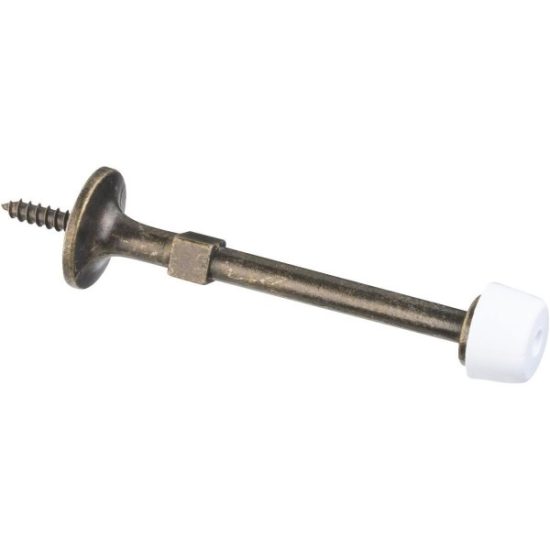 National 1405 3 In. Antique Brass Rigid Door Stop