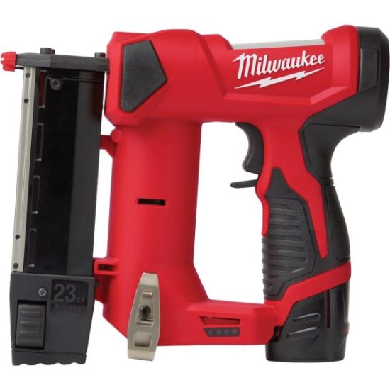 Milwaukee M12 12-Volt Lithium-Ion 23-Gauge Cordless Pin Nailer Kit