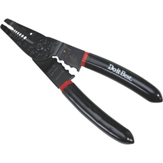 Do It Best 8 In. 10 AWG to 22 AWG Solid/Stranded Multi Cut & Wire Stripper