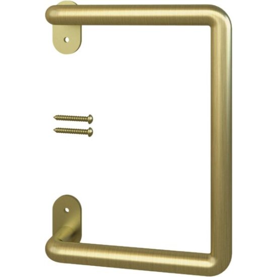 National V1002 8 In. Brushed Gold Troy Interior Barn Door Pull