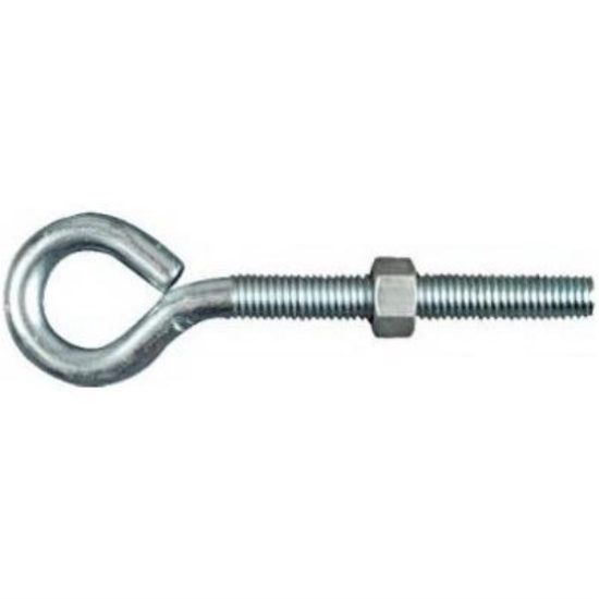 National 1/2 In. x 6 In. Zinc Eye Bolt with Hex Nut