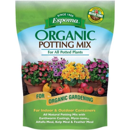 Espoma Organic 4 Qt. 3-1/2 Lb. Indoor & Outdoor Container Plant Potting Mix