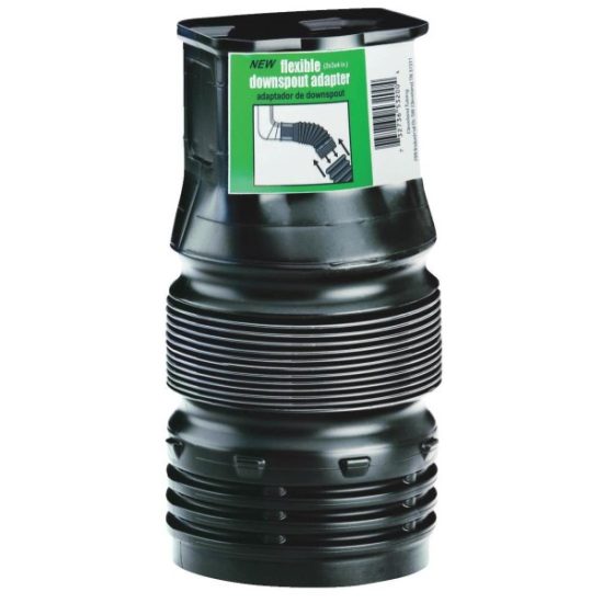 Amerimax Flexible 2 In. X 3 In. X 4 In. Downspout Adapter