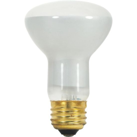Satco 45W 130V Frosted Medium Base R20 Reflector Incandescent Floodlight Light Bulb