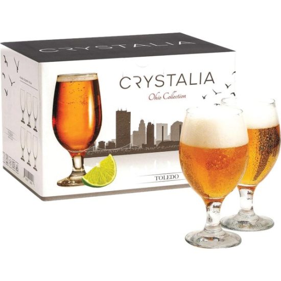 Crystalia Toledo Beer Glass (6-Count)