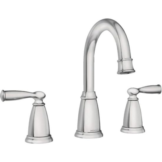 Moen Banbury Chrome 2-Handle Widespread Bathroom Faucet