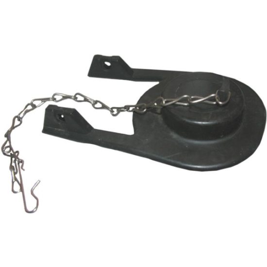 Lasco Kohler Black Flapper with Foam Insert and Chain