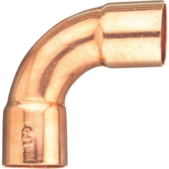 NIBCO 5/8 In. CxC 90 Deg. Long Turn Copper Elbow (1/4 Bend)
